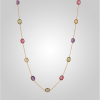 Coloured bliss gemstone necklace