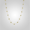 Peridot bead necklace