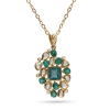 Emerald valley necklace
