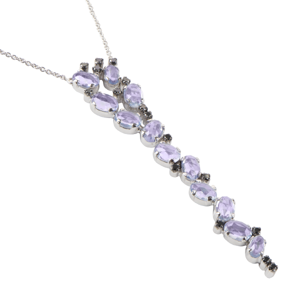 Sapphire opulence necklace