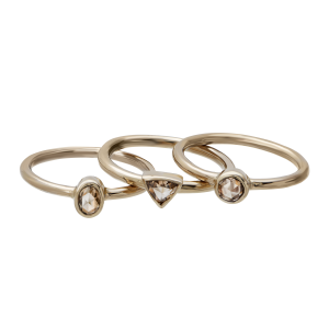 Glint stackable rings